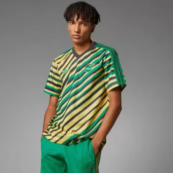 2024 2025 Jamaica Mens Trefoil Retro Soccer Jersey Yellow