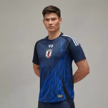 2024 2025 Japan Home Authentic Soccer Jersey Designer Collaboration Flame Graphic