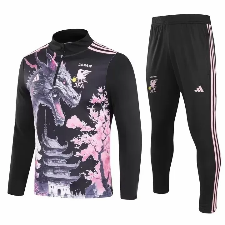 2024 2025 Japan Mens Dragon Training Technical Soccer Tracksuit Kit 2024 2025 Japan Mens Dragon Training Technical Soccer Tracksuit Kit