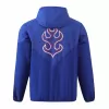 2024 2025 Japan Mens Hooded Windbreaker Jacket Blue Waterproof