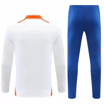2024 2025 Japan Mens White Blue Training Technical Soccer Tracksuit Kit