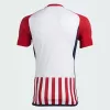 2024 2025 Junior FC Mens Home Soccer Jersey Red White Stripes