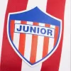 2024 2025 Junior FC Mens Home Soccer Jersey Red White Stripes