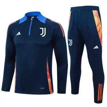 2024 2025 Juventus Mens Navy Training Technical Soccer Tracksuit Kit