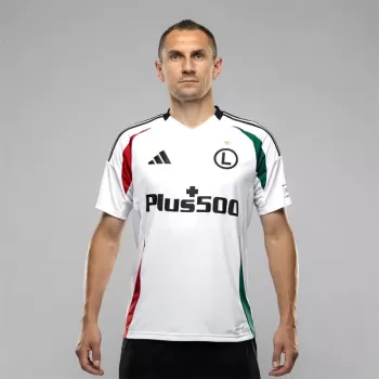 2024 2025 Legia Warsaw Mens Home Soccer Jersey Crystal White