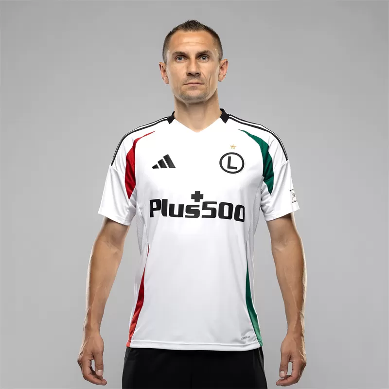 2024 2025 Legia Warsaw Mens Home Soccer Jersey Crystal White