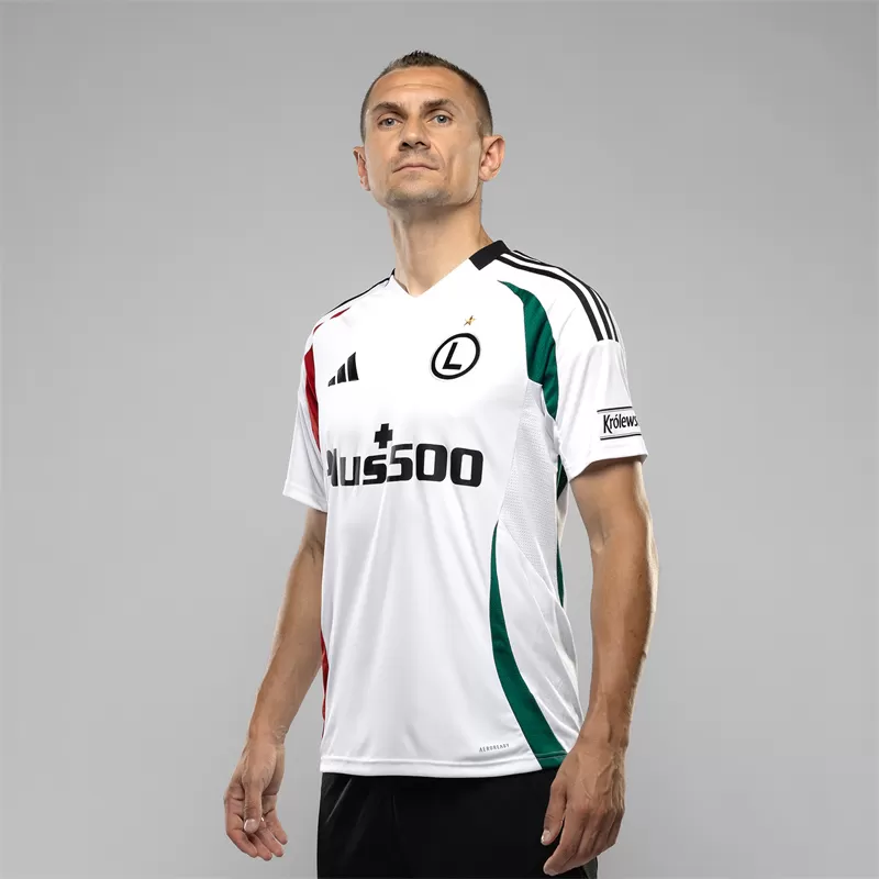 2024 2025 Legia Warsaw Mens Home Soccer Jersey Crystal White