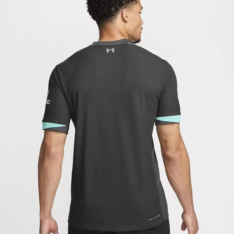 2024 2025 Liverpool FC Mens Away Authentic Soccer Jersey Player Version Black 2024 2025 Liverpool FC Mens Away Authentic Soccer Jersey Player Version Black