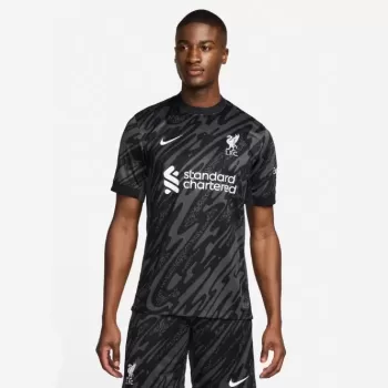 2024 2025 Liverpool FC Mens Black Goalkeeper Soccer Jersey