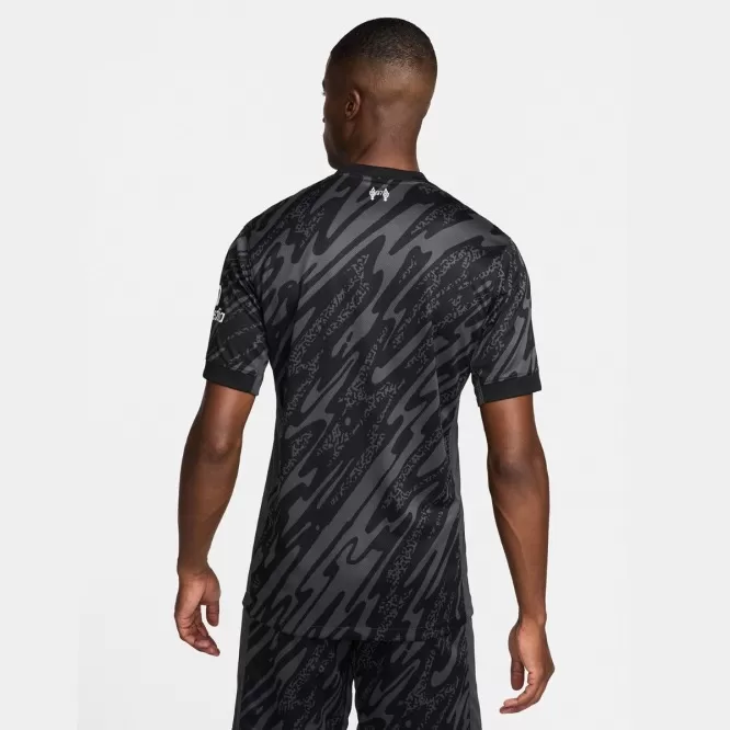 2024 2025 Liverpool FC Mens Black Goalkeeper Soccer Jersey