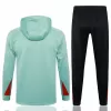 2024 2025 Liverpool FC Mens Green Training Hooded Technical Soccer Tracksuit Kit 2024 2025 Liverpool FC Mens Green Training Hooded Technical Soccer Tracksuit Kit