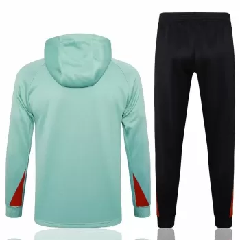 2024 2025 Liverpool FC Mens Green Training Hooded Technical Soccer Tracksuit Kit 2024 2025 Liverpool FC Mens Green Training Hooded Technical Soccer Tracksuit Kit