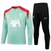 2024 2025 Liverpool FC Mens Green Training Technical Soccer Tracksuit Kit