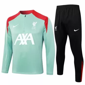 2024 2025 Liverpool FC Mens Green Training Technical Soccer Tracksuit Kit