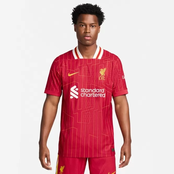2024 2025 Liverpool FC Mens Home Authentic Soccer Jersey 1984 European Champions Tribute 2024 2025 Liverpool FC Mens Home Authentic Soccer Jersey 1984 European Champions Tribute