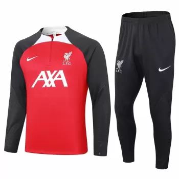 2024 2025 Liverpool FC Mens Red Training Technical Soccer Tracksuit Kit