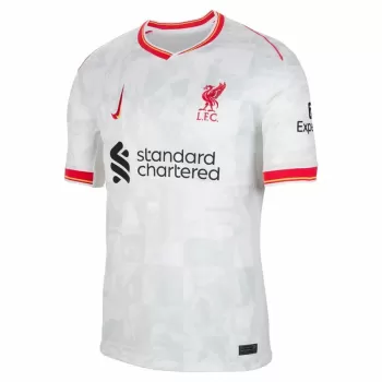 2024 2025 Liverpool FC Mens Third Soccer Jersey White Red Black