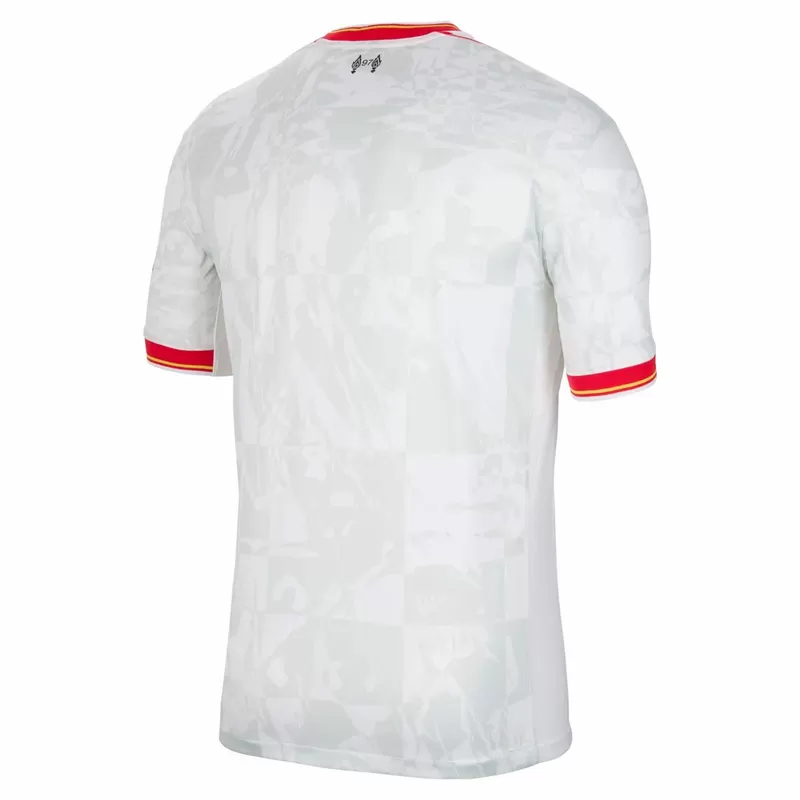 2024 2025 Liverpool FC Mens Third Soccer Jersey White Red Black