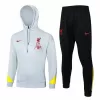 2024 2025 Liverpool FC Mens White Training Hooded Presentation Soccer Tracksuit Kit 2024 2025 Liverpool FC Mens White Training Hooded Presentation Soccer Tracksuit Kit