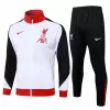 2024 2025 Liverpool FC Mens White Training Presentation Soccer Tracksuit Kit