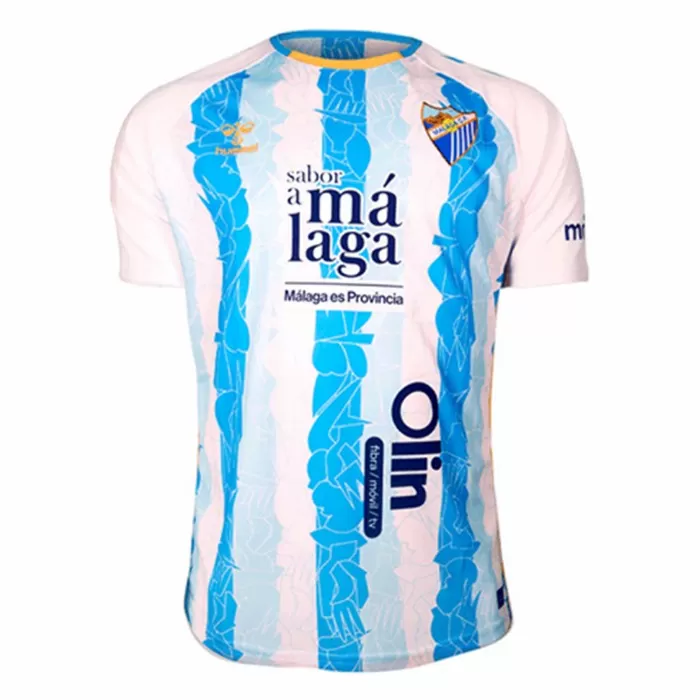 2024 2025 Malaga CF Mens Home Soccer Jersey Street Graphic 2024 2025 Malaga CF Mens Home Soccer Jersey Street Graphic
