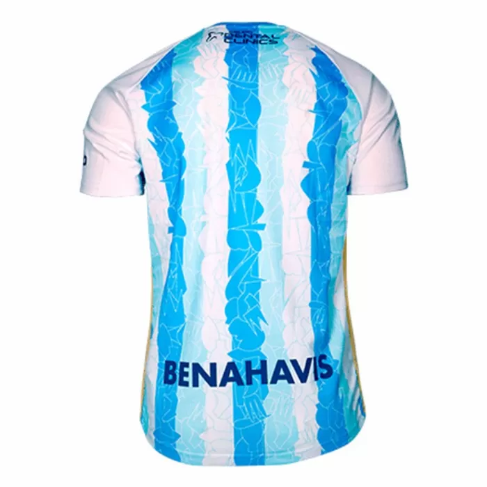 2024 2025 Malaga CF Mens Home Soccer Jersey Street Graphic 2024 2025 Malaga CF Mens Home Soccer Jersey Street Graphic