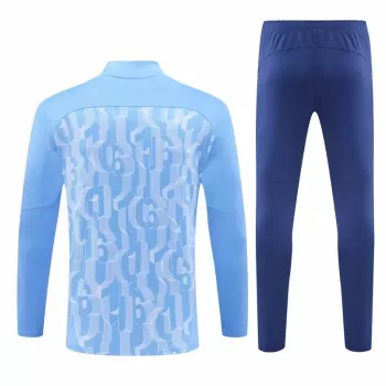 2024 2025 Manchester City FC Mens Blue Training Technical Soccer Tracksuit Kit 2024 2025 Manchester City FC Mens Blue Training Technical Soccer Tracksuit Kit