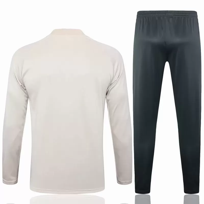 2024 2025 Manchester City FC Mens White Training Technical Soccer Tracksuit Kit 2024 2025 Manchester City FC Mens White Training Technical Soccer Tracksuit Kit