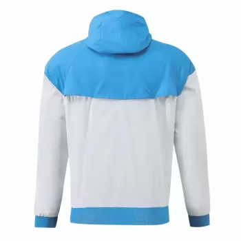 2024 2025 Manchester City Mens Blue Hooded Soccer Jacket 2024 2025 Manchester City Mens Blue Hooded Soccer Jacket