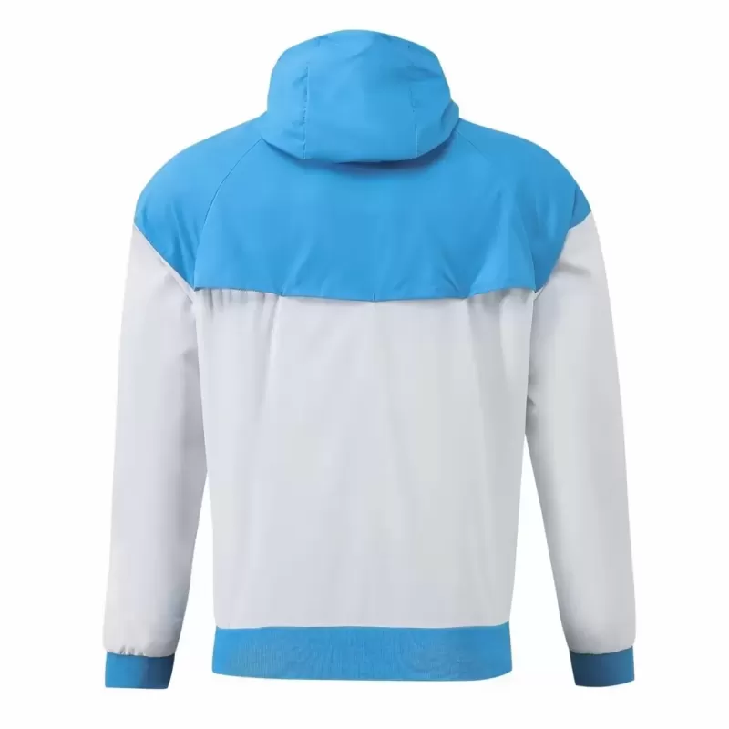 2024 2025 Manchester City Mens Blue Hooded Soccer Jacket 2024 2025 Manchester City Mens Blue Hooded Soccer Jacket
