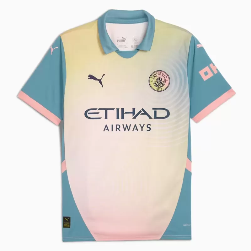 2024 2025 Manchester City Mens Fourth Soccer Jersey Definitely Maybe Anniversary 2024 2025 Manchester City Mens Fourth Soccer Jersey Definitely Maybe Anniversary