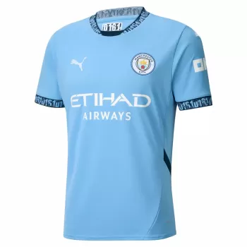 2024 2025 Manchester City Mens Home Soccer Jersey 0161 Edition