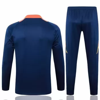 2024 2025 Manchester United FC Mens Navy Training Technical Soccer Tracksuit Kit