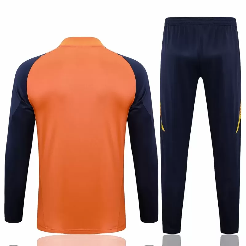 2024 2025 Manchester United FC Mens Orange Training Technical Soccer Tracksuit Kit 2024 2025 Manchester United FC Mens Orange Training Technical Soccer Tracksuit Kit