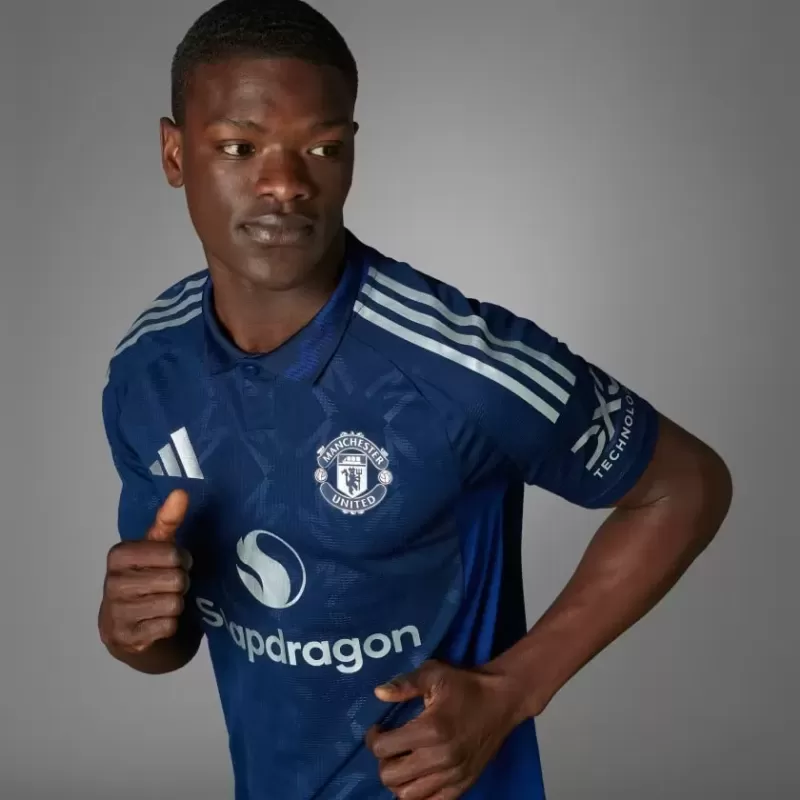 2024 2025 Manchester United Mens Away Authentic Soccer Jersey Player Version Indigo 2024 2025 Manchester United Mens Away Authentic Soccer Jersey Player Version Indigo
