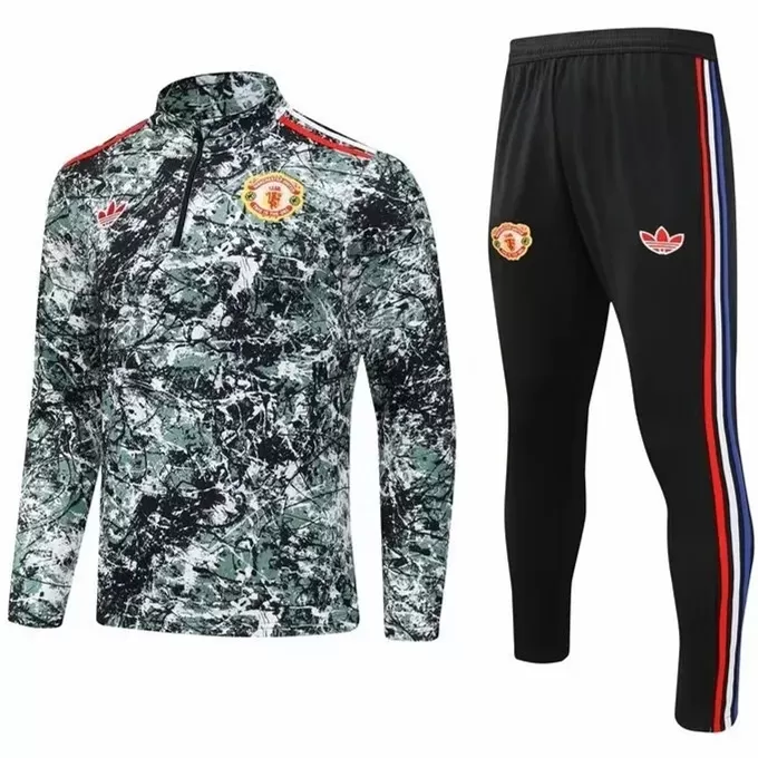2024 2025 Manchester United Mens Legend Music Tribute Training Soccer Tracksuit Kit 2024 2025 Manchester United Mens Legend Music Tribute Training Soccer Tracksuit Kit
