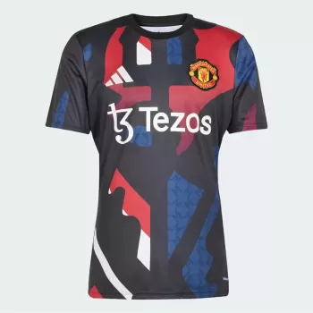 2024 2025 Manchester United Mens Pre Match Soccer Jersey Mashup Design