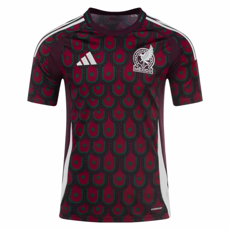 2024 2025 Mexico Mens Home Soccer Jersey Aztec Eagle Feather 2024 2025 Mexico Mens Home Soccer Jersey Aztec Eagle Feather