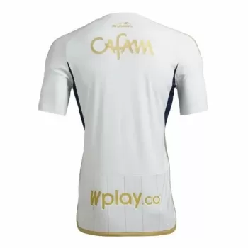 2024 2025 Millonarios FC Mens Away Soccer Jersey White Gold 2024 2025 Millonarios FC Mens Away Soccer Jersey White Gold