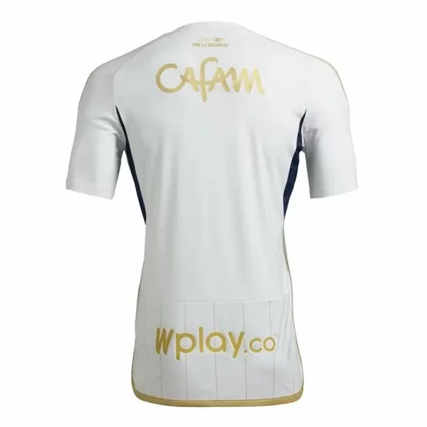 2024 2025 Millonarios FC Mens Away Soccer Jersey White Gold