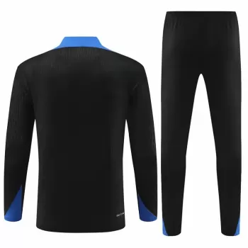 2024 2025 Netherlands Mens Black Training Technical Soccer Tracksuit Kit 2024 2025 Netherlands Mens Black Training Technical Soccer Tracksuit Kit