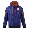2024 2025 Netherlands Mens Blue Windbreaker Soccer Jacket Anthem Edition