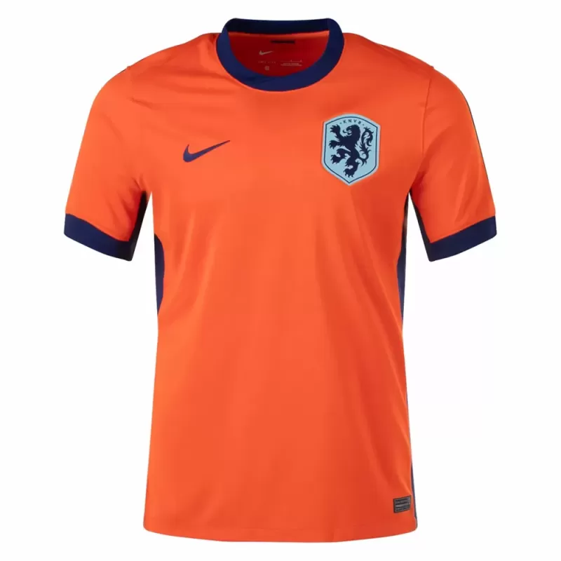 2024 2025 Netherlands Mens Home Soccer Jersey Orange Culture