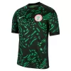 2024 2025 Nigeria Mens Away Soccer Jersey Black Lucky Green