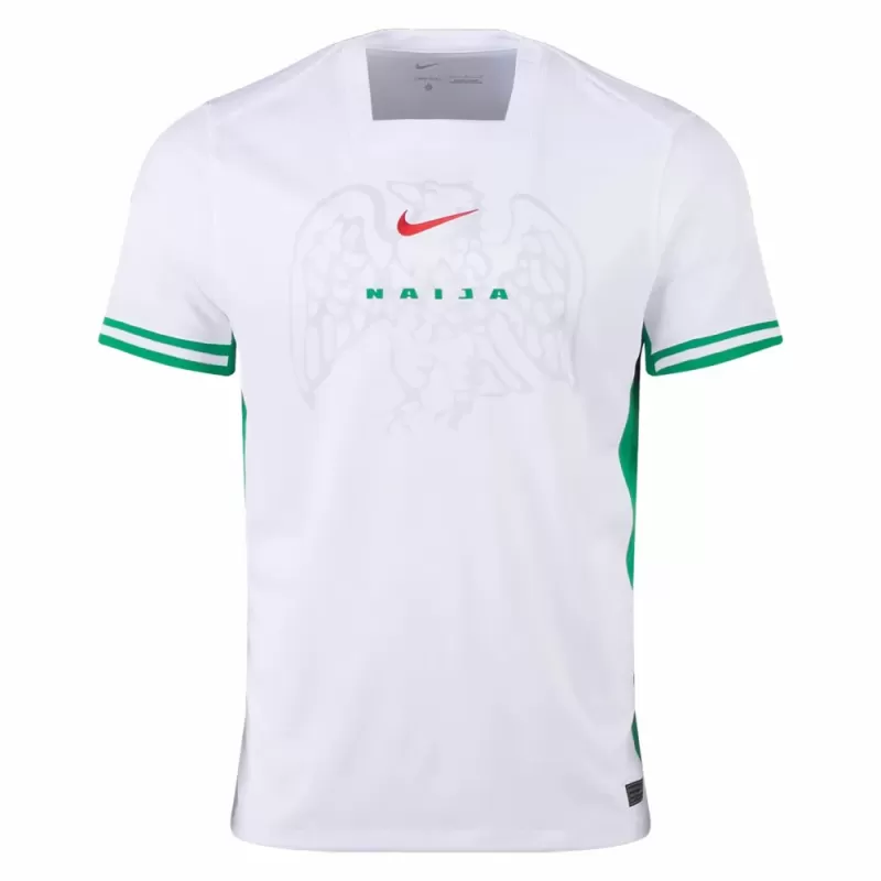 2024 2025 Nigeria Mens Home Soccer Jersey Agbada Style White