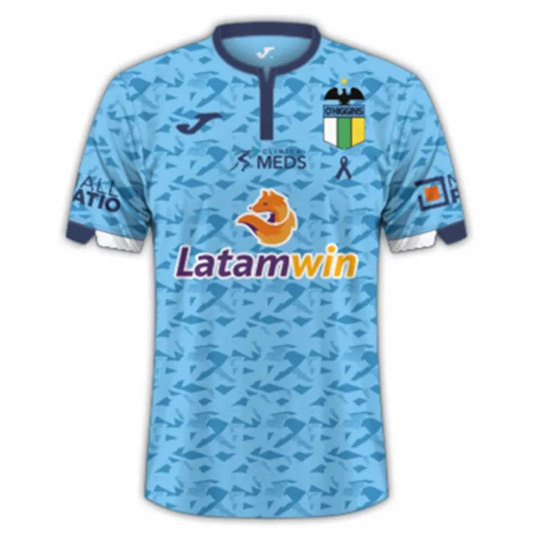 2024 2025 O'Higgins FC Mens Home Soccer Jersey Blue Kit