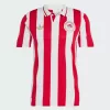 2024 2025 Olympiacos Centenary Soccer Jersey Red White Stripes 2024 2025 Olympiacos Centenary Soccer Jersey Red White Stripes