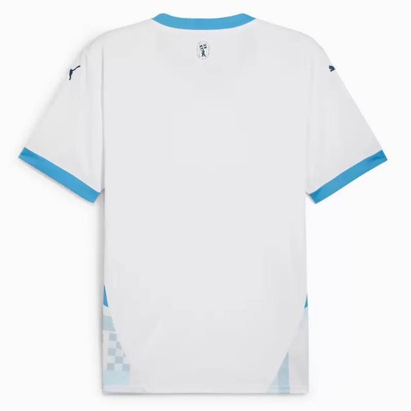 2024 2025 Olympique de Marseille Mens Home Authentic Soccer Jersey Player Version