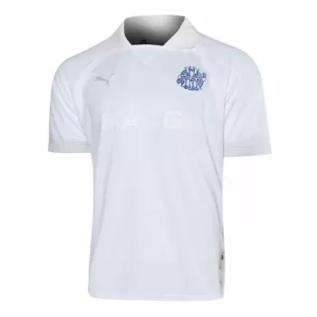 2024 2025 Olympique de Marseille Mens Special Edition Soccer Jersey 125 Years White