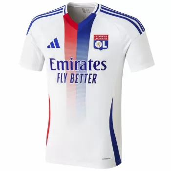2024 2025 Olympique Lyonnais Mens Home Soccer Jersey River Confluence